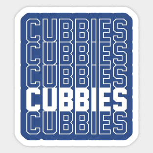 CUBBIES Sticker